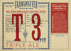 Transmitter Brewing T3 March 2015