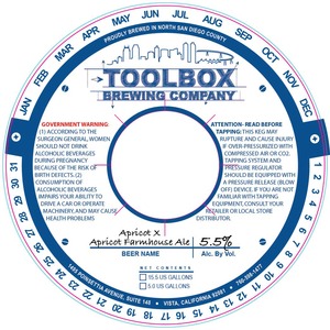 Toolbox Brewing Company Apricot X March 2015