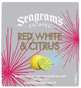 Seagram's Escapes Red, White & Citrus