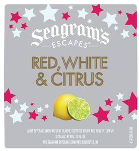 Seagram's Escapes Red, White & Citrus
