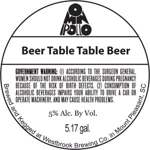 Omnipollo Beer Table Table Beer March 2015