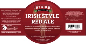 Strike Brewing Co Irish Style Red Ale