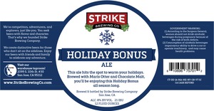 Strike Brewing Co Holiday Bonus March 2015