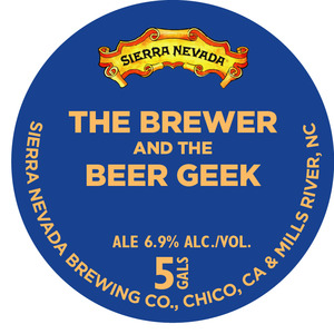 Sierra Nevada Brewer And The Beer Geek March 2015