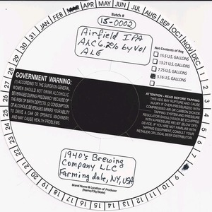 Airfield Ipa March 2015