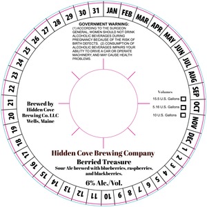 Hidden Cove Brewing Co. Berried Treasure March 2015