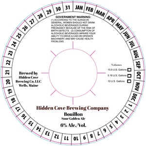 Hidden Cove Brewing Co. Bouillon