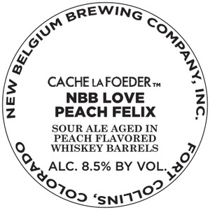 New Belgium Brewing Company, Inc. Nbb Love Peach Felix