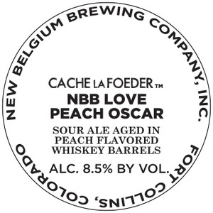 New Belgium Brewing Company, Inc. Nbb Love Peach Oscar