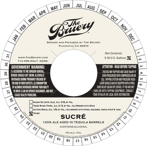 The Bruery Sucre March 2015