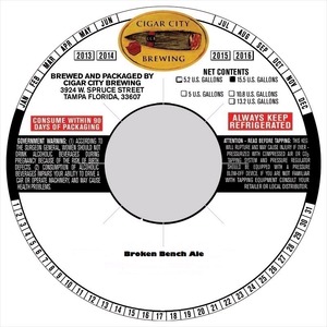 Broken Bench Ale March 2015