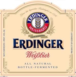 Erdinger Weibbier March 2015