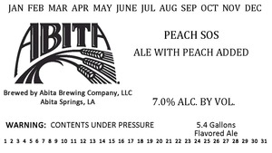 Abita Peach Sos March 2015