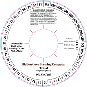 Hidden Cove Brewing Co. Trinal