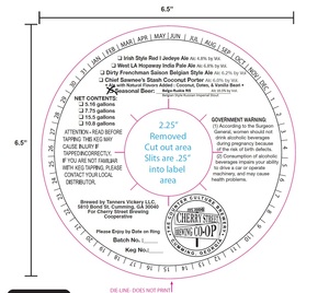 Cherry Street Brewing Cooperative Belgo Ruskie Ris March 2015