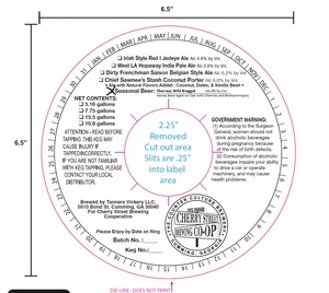 Cherry Street Brewing Cooperative Cherresy Wild Braggot March 2015