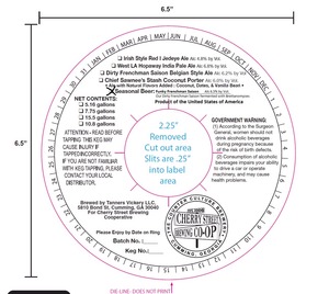 Cherry Street Brewing Cooperative Funky Frenchman Saison March 2015