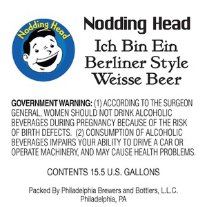 Nodding Head Ich Bin Ein Berliner Style Weisse Beer