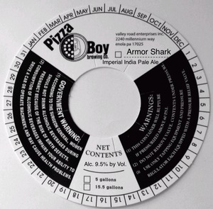 Pizza Boy Brewing Co. Armor Shark