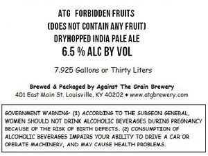 Against The Grain Brewery Atg Forbidden Fruits