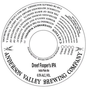 Anderson Valley Brewing Company Dreef Fooper's