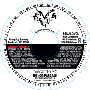 Flying Dog Sriracha Pale Ale March 2015