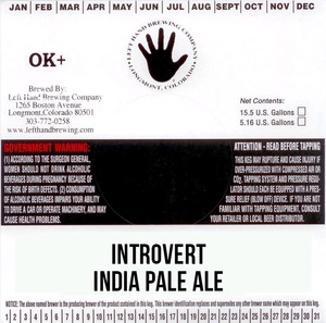 Left Hand Brewing Company Introvert