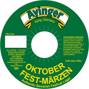 Ayinger Oktober Fest-marzen March 2015