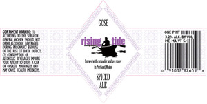 Rising Tide Brewing Company Gose