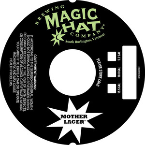 Magic Hat Mother Lager April 2015