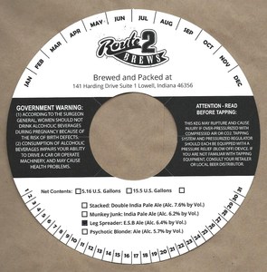 Route 2 Brews Leg Spreader Esb April 2015