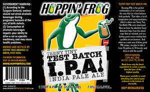 Hoppin' Frog Teeny Tiny Test Batch IPA