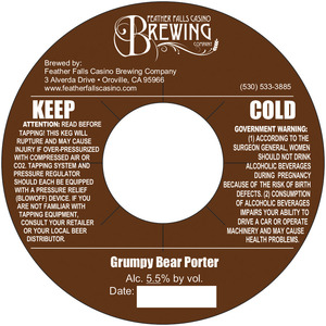 Grumpy Bear Porter April 2015