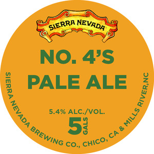 Sierra Nevada No. 4's Pale Ale