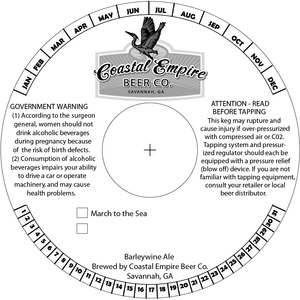 Coastal Empire Beer Co. March To The Sea