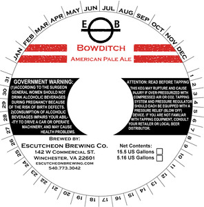 Bowditch American Pale Ale April 2015