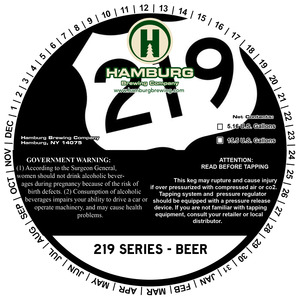 Hamburg Brewing Company 219 Series