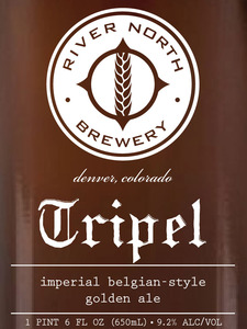 River North Brewery Tripel April 2015