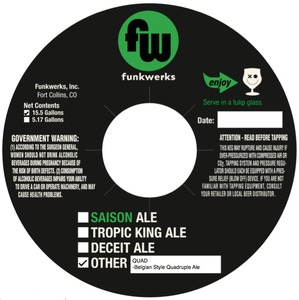 Funkwerks Quad - Belgian Style Quadruple Ale