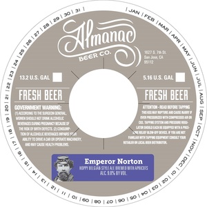 Almanac Beer Co. Emperor Norton