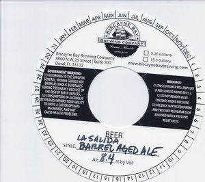 La Salida Barrel Aged Ale April 2015