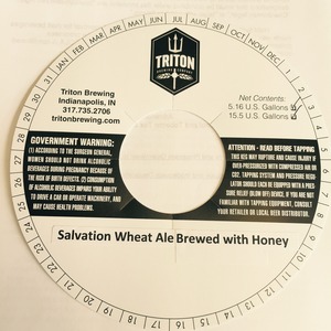 Triton Brewing Salvation Wheat