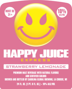 Happy Juice Express Strawberry Lemonade