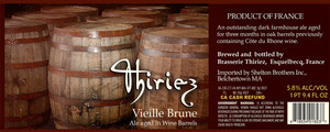 Brasserie Thiriez Vieille Brune