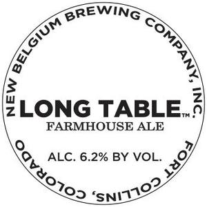 New Belgium Brewing Company, Inc. Long Table April 2015