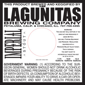 The Lagunitas Brewing Company Imperial Stout April 2015