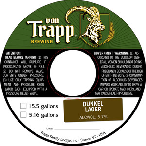 Von Trapp Brewing Dunkel