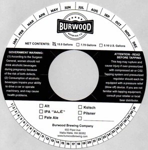 Burwood Brewing Company April 2015