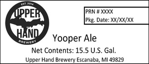 Upper Hand Brewery Yooper April 2015