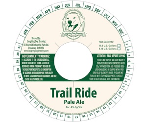 Laughing Dog Brewing Trail Ride Pale Ale April 2015